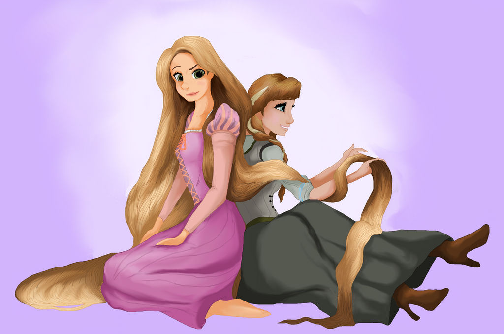 Rapunzel and Anna