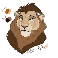 Semi Realistic Lion Adopt CLOSED