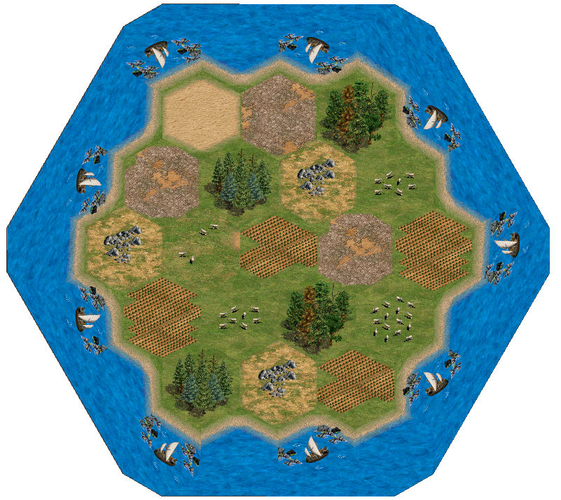 Custom Settlers of Catan Board by ConquerorWorm1522 on DeviantArt