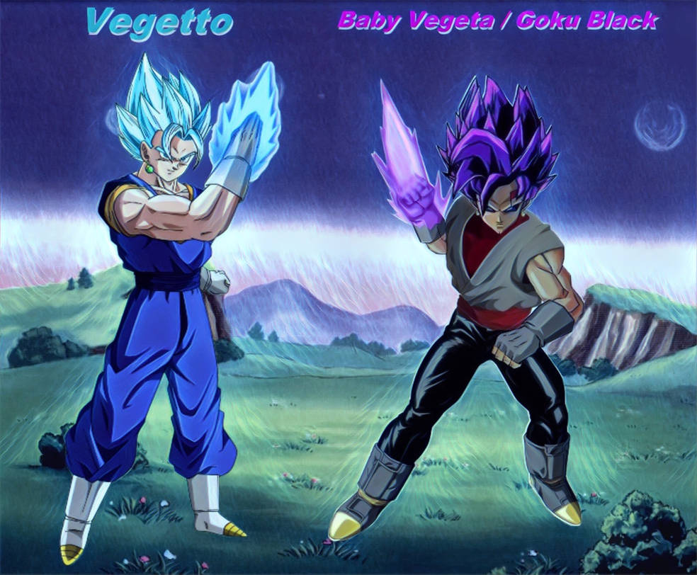Baby vegeta goku Black Fusion by Plessress on DeviantArt