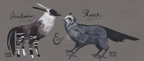 Jackdaw And Rook - ADOPTS (PWYW OTA closed)