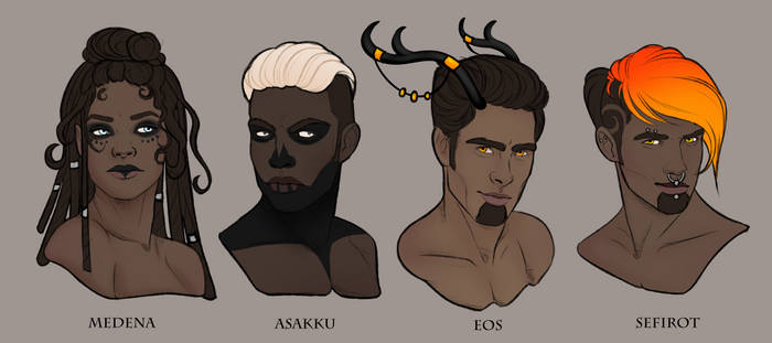 Animus Family Busts