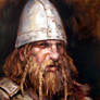 a viking portrait