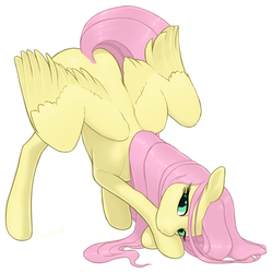 mlp fim - Fluttershy plot pose