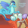 MLP fim - Ember - Stroke that egg yes