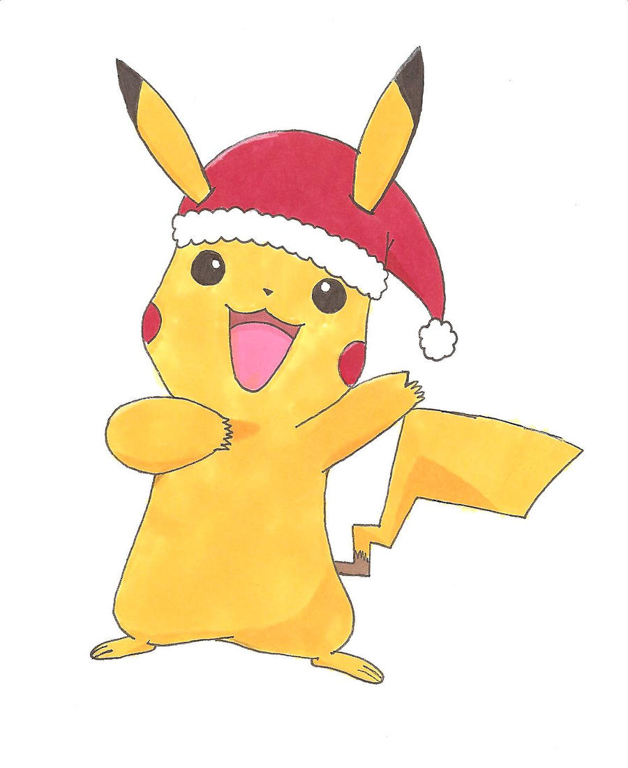 Christmas Pikachu By Superdupertutorials On Deviantart