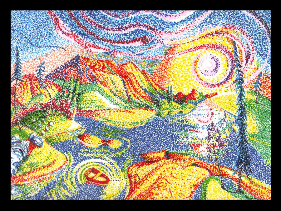 Pointillism.