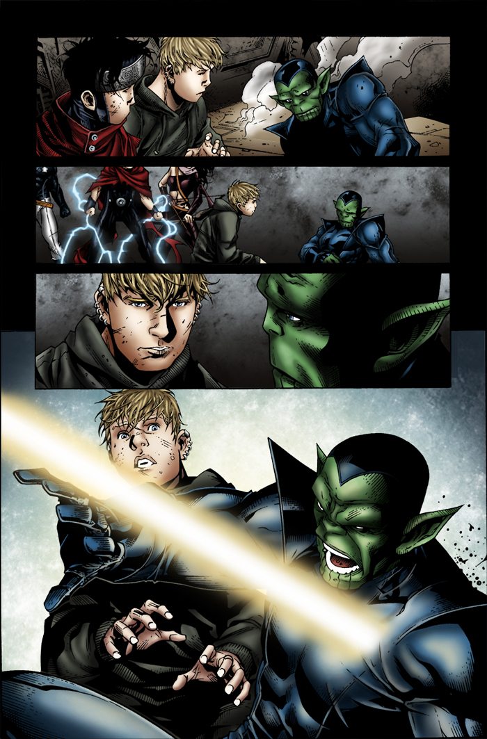 Young Avengers Page Colors