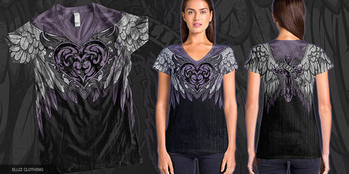 Purple Heart Tee design for Elliz Clothing