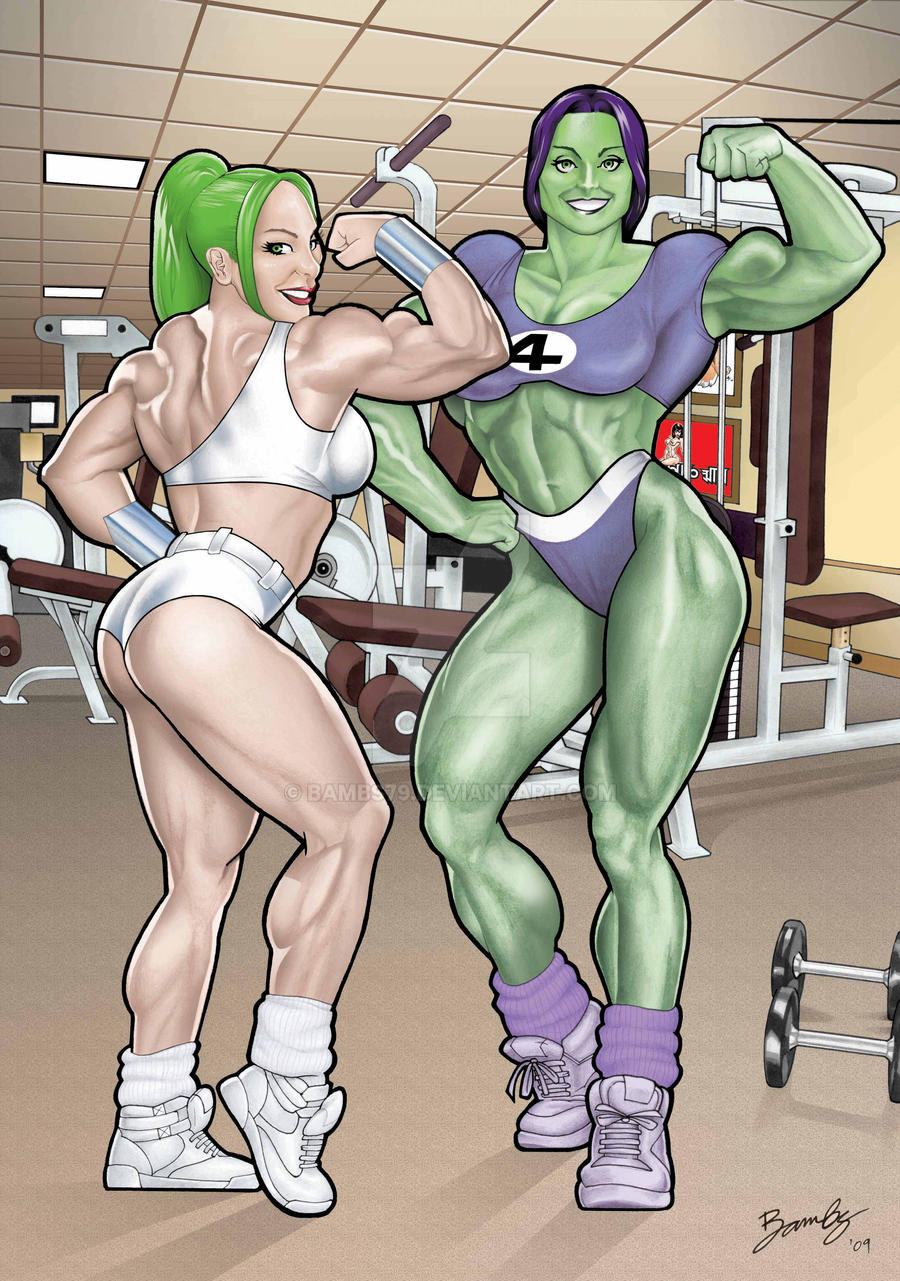 Apex and She Hulk Commission