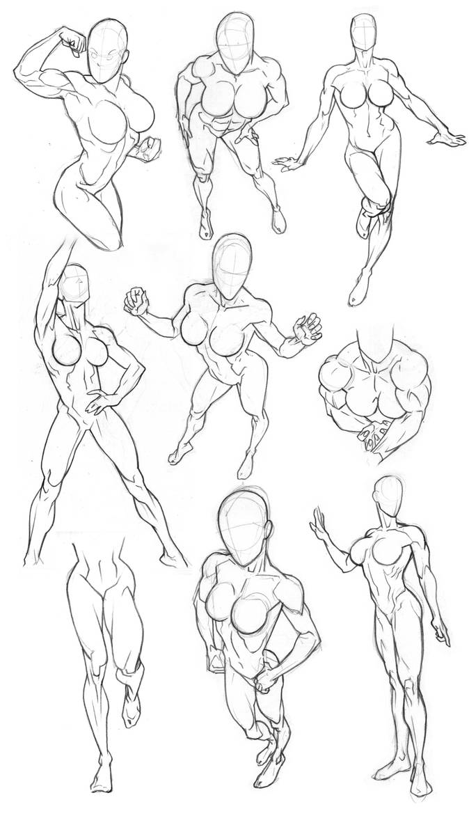 Sketchbook Figure Studies 2 by Bambs79 on DeviantArt