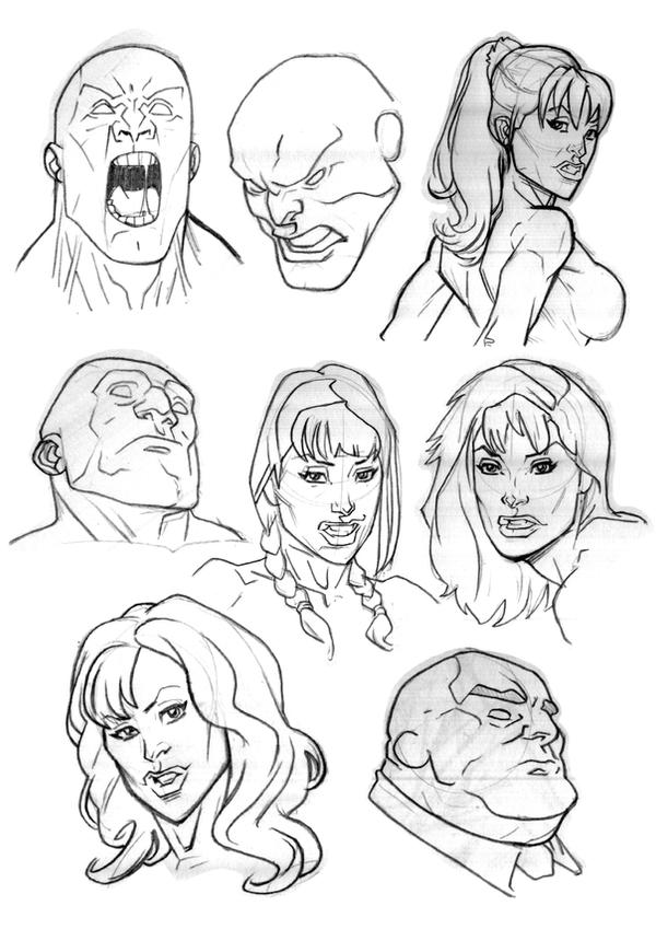 Deviantart Model Faces Faces by Bambs79 on DeviantArt