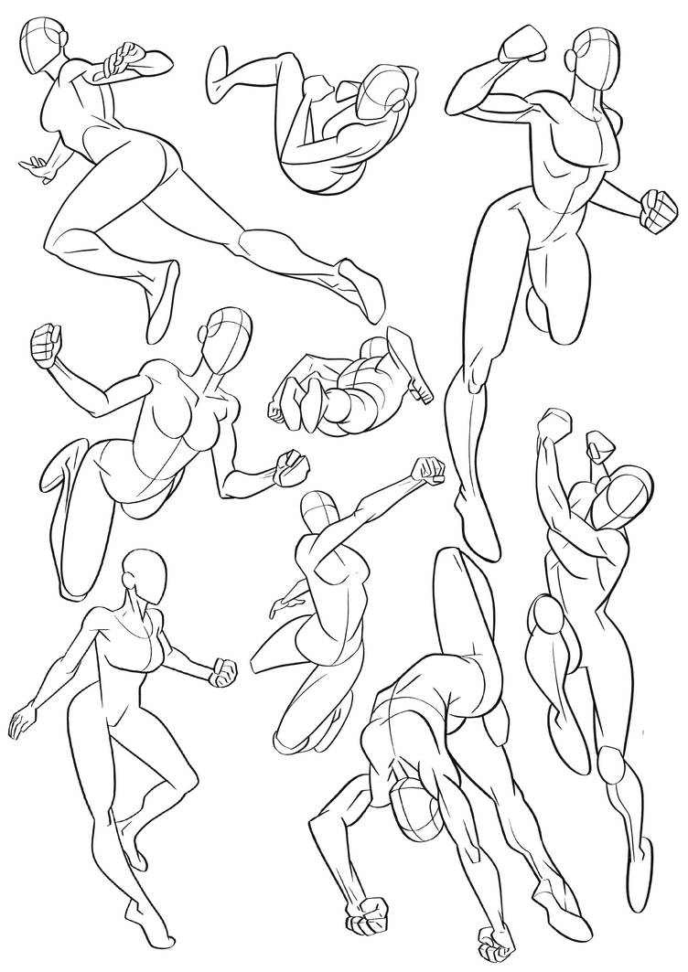 Sketchbook - Flying Superheroines by Bambs79 on DeviantArt