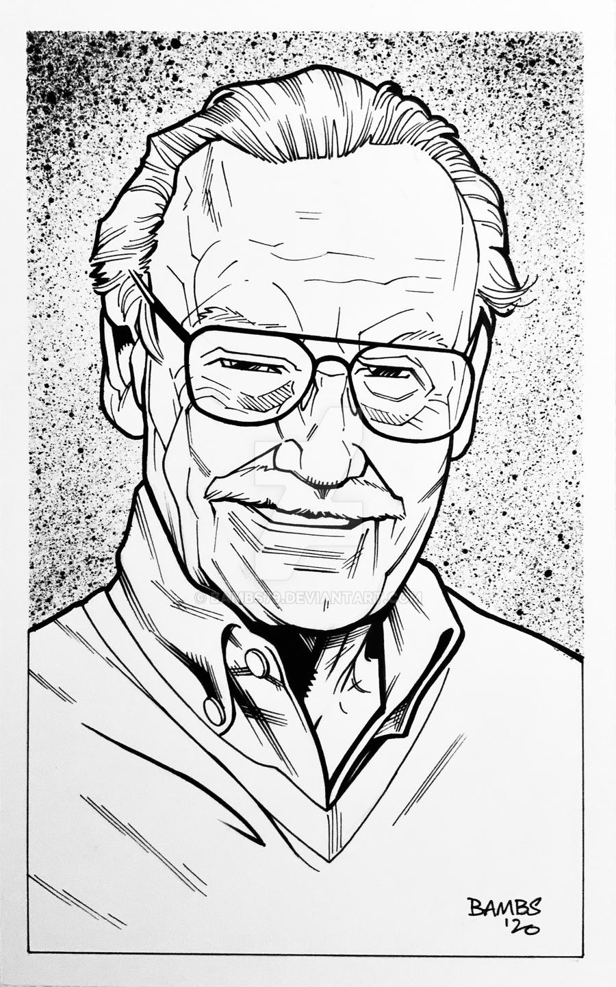 Convention Style Sketch - Stan Lee by Bambs79 on DeviantArt