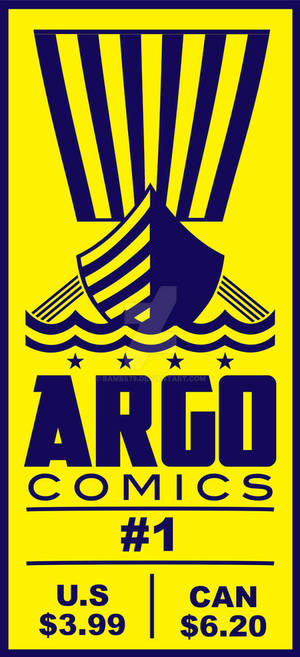 Argo Comics Logo and Ticket Box
