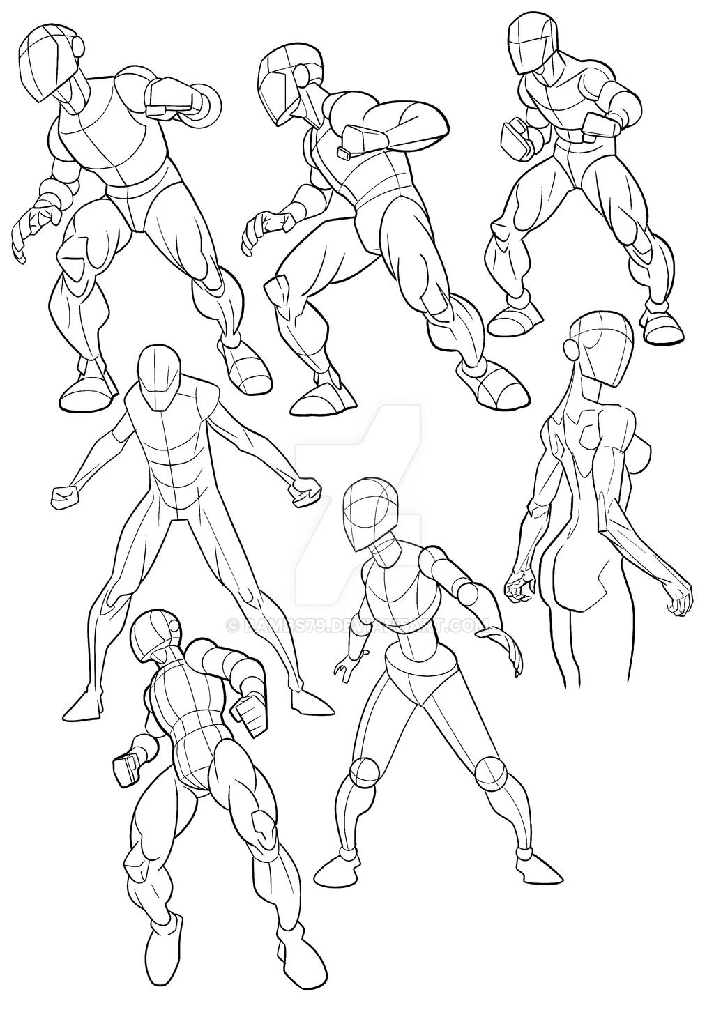 Figure Practice by Bambs79 by Bambs79 on DeviantArt