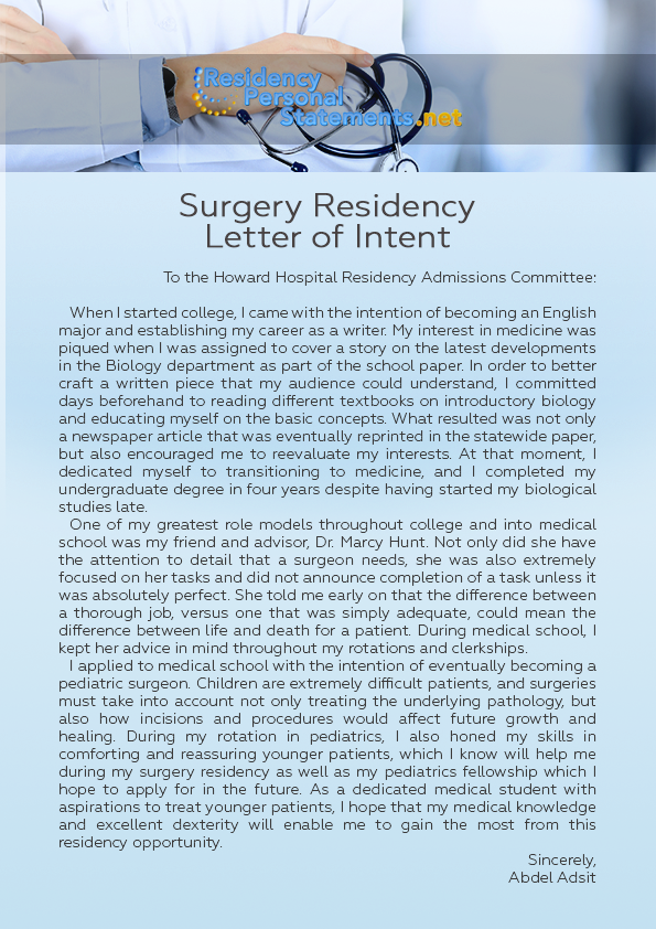 Surgery Residency Letter Of Intent By ResidencyPSSampleUSA On DeviantArt surgery-residency-letter-of-intent-by-residencypssampleusa-on-deviantart