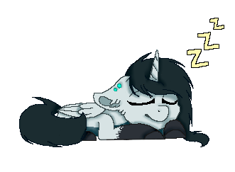 Pixel Sleeping Pony 3- YCH