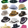 18 Hats PNG