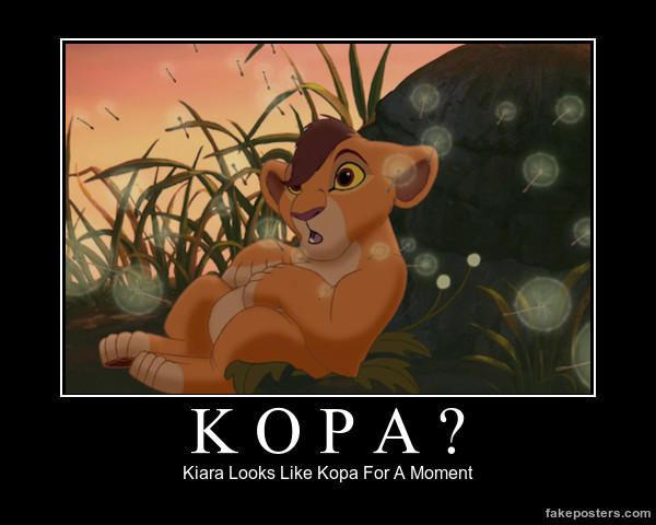 Kopa Scared Kopa For A Moment by Jeana1 on DeviantArt