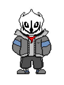 Pixilart - sans battle sprite by ink-man