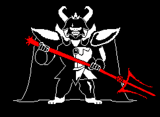 Asgore Battle Sprite.