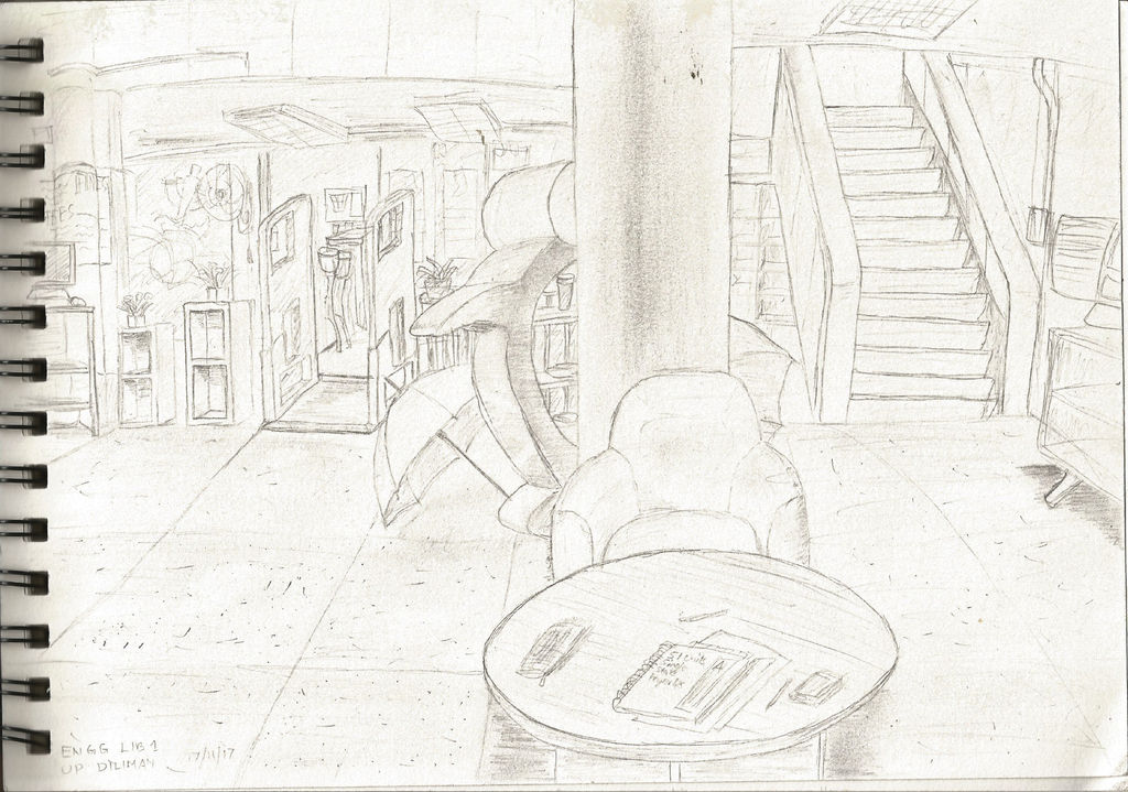 Library Sketsa Library Sketch by SolarMat on DeviantArt