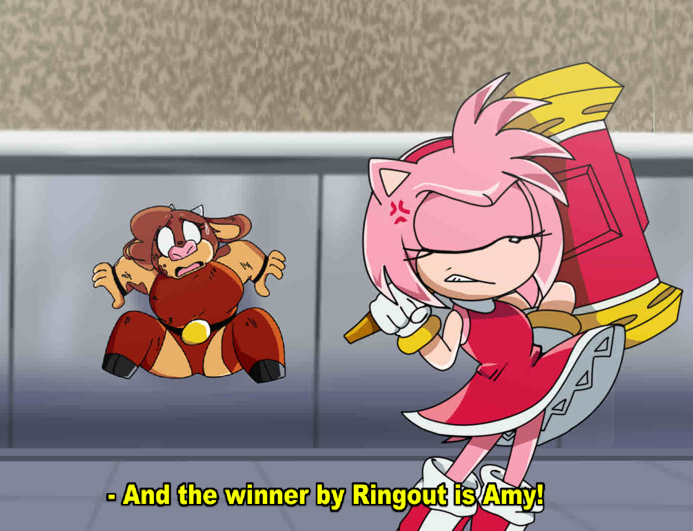 Milka vs Amy (SONIC X STYLE)