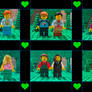 All My OC Couples as LEGO (see description)