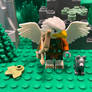 LEGO Eagle with Wolf Pup