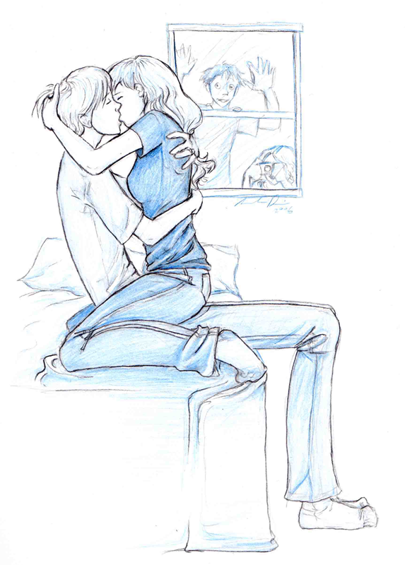 Kiss in Blue