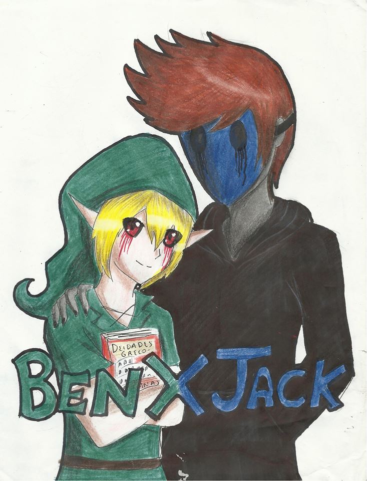 Eyeless Jack x Ben Drowned portada de comic by rocichan666 on DeviantArt