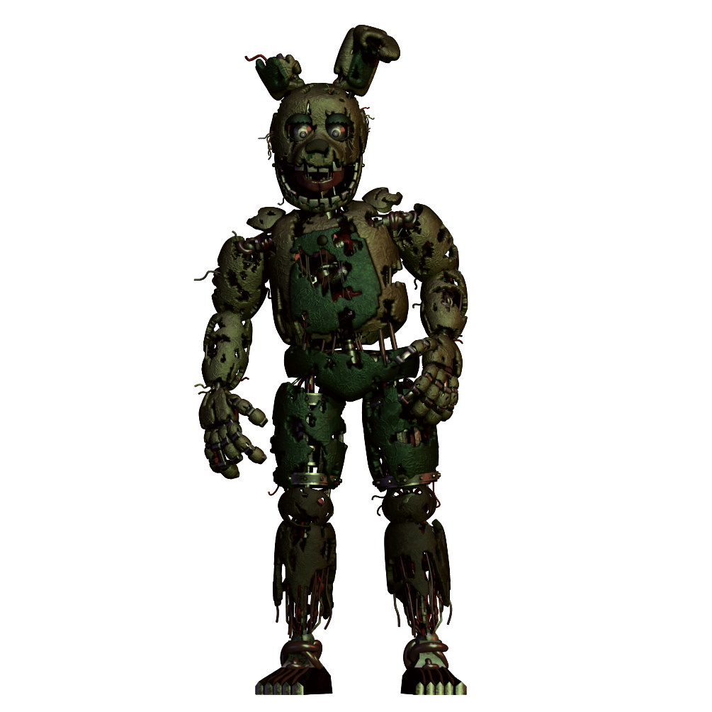 All Types Of Springtrap (blender / fnaf 3) springtrap calendar render by cyanmice on DeviantArt