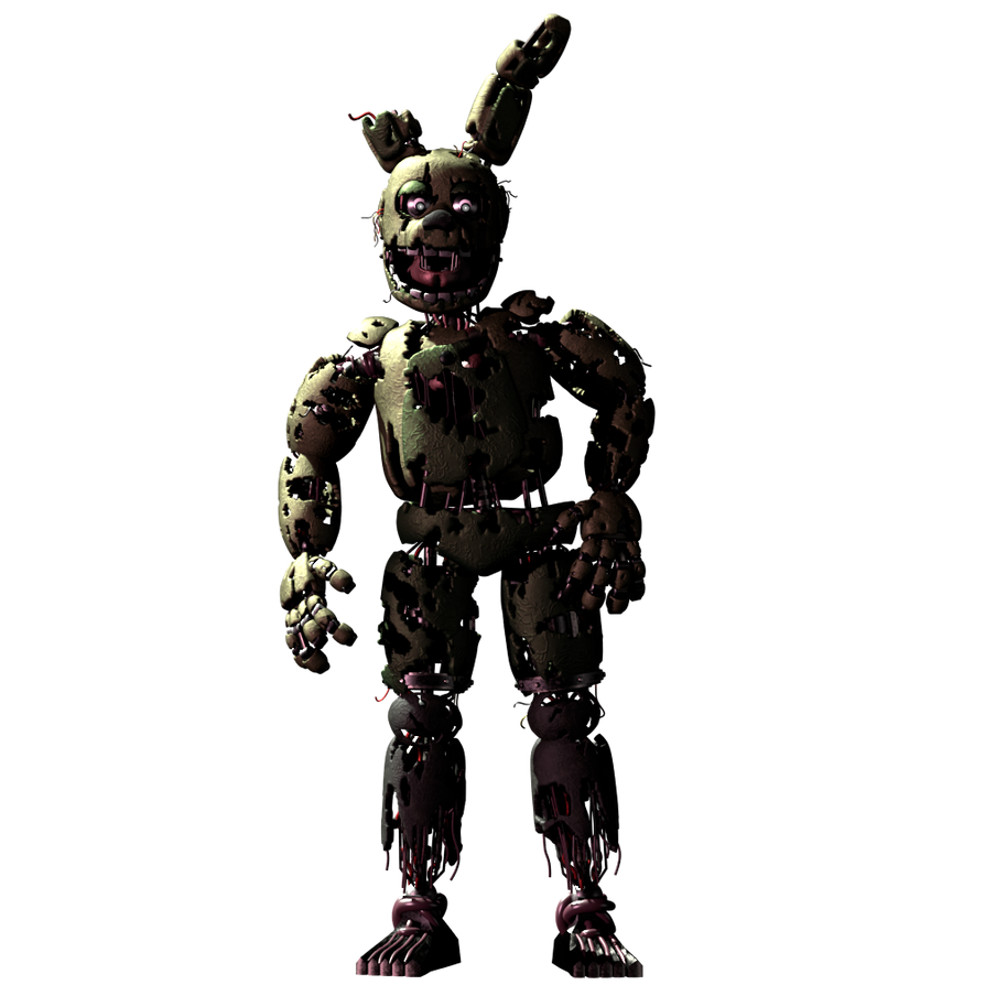 (blender / fnaf 3) springtrap rare screen extended by cyanmice on ...