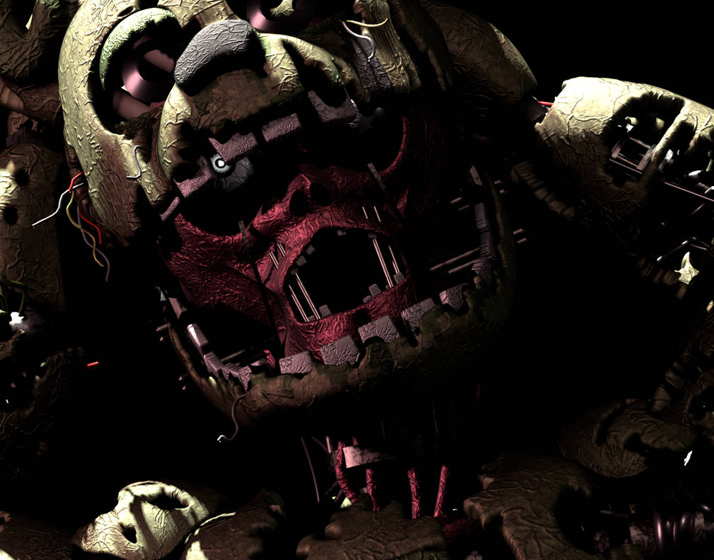 (blender / fnaf 3) springtrap rare screen render 2 by cyanmice on ...