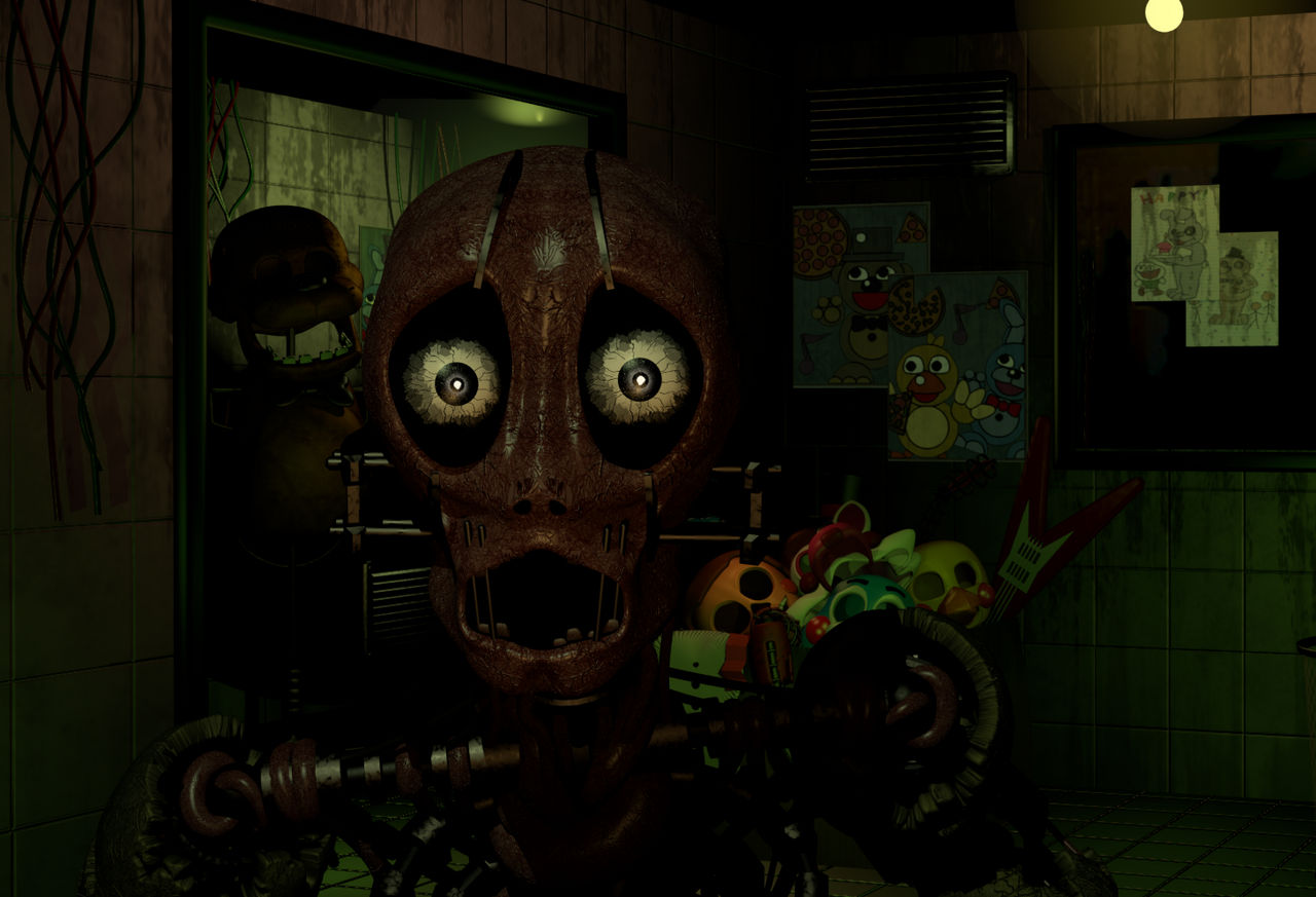 (blender / fnaf 3) springtrap without the suit by cyanmice on DeviantArt
