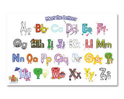Meet the Letters Placemat