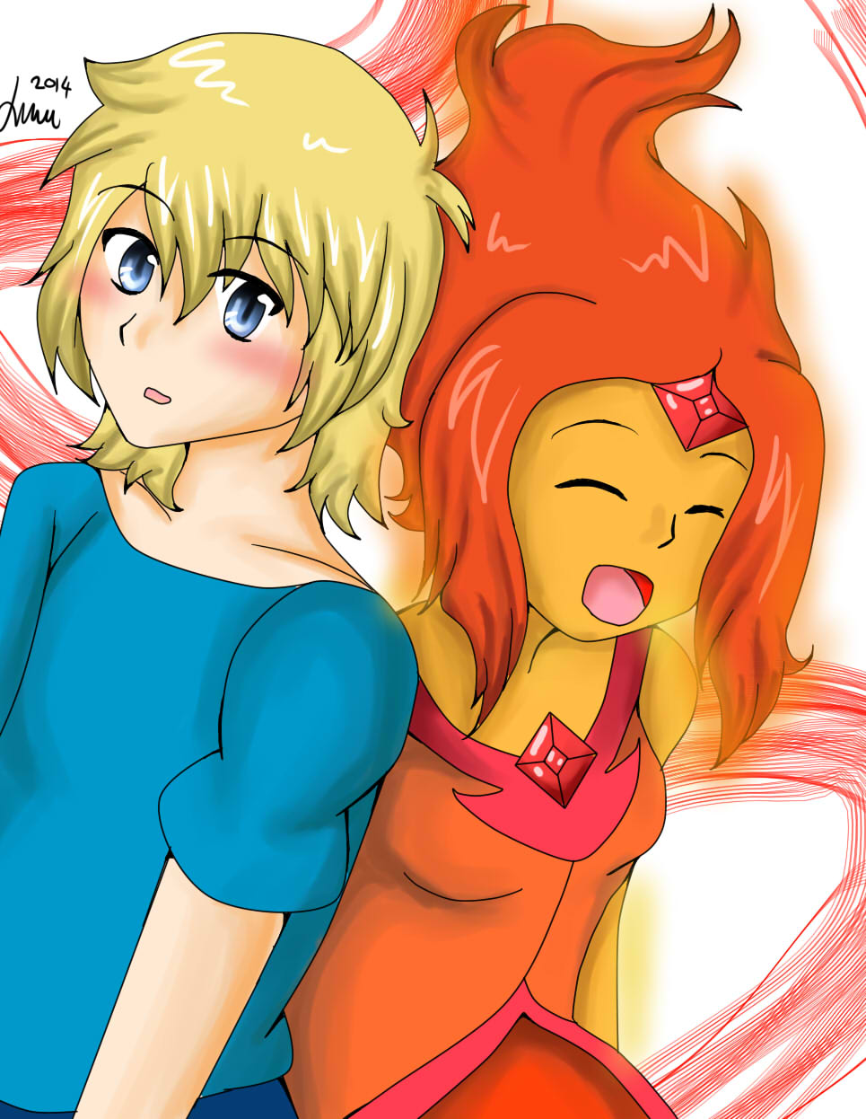 Finn and Flame Princess