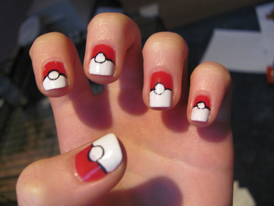 My Pokeball Nails