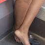 Heavenly candid ebony feeties 