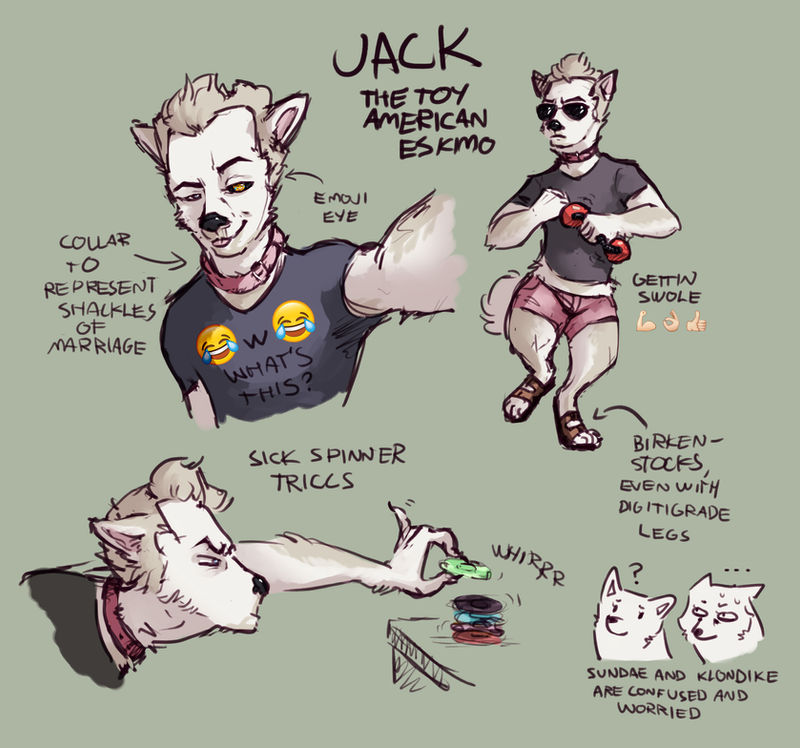 jacksfilms fursona by Wolframclaws