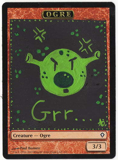 shrek mtg card Custom Deck I made a post about