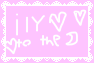 ily to the moon / f2u stamp