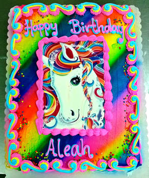 Lisa Frank Cake