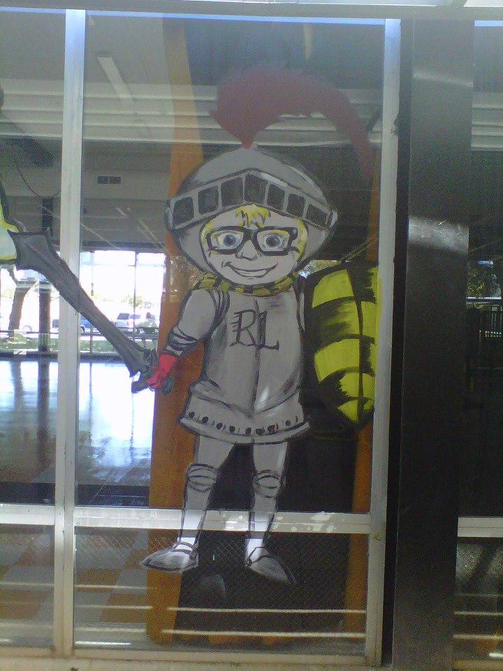 2012 Rio Linda High School Window Art