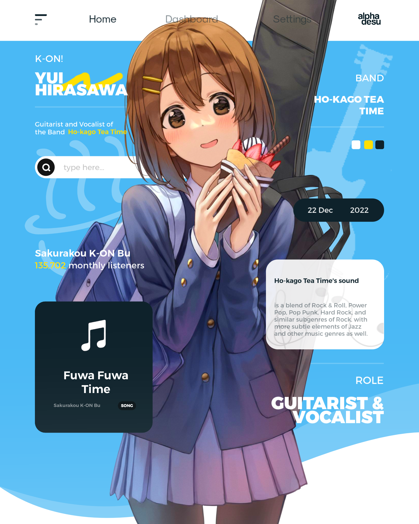 Yui Hirasawa (K-On!) - Featured 