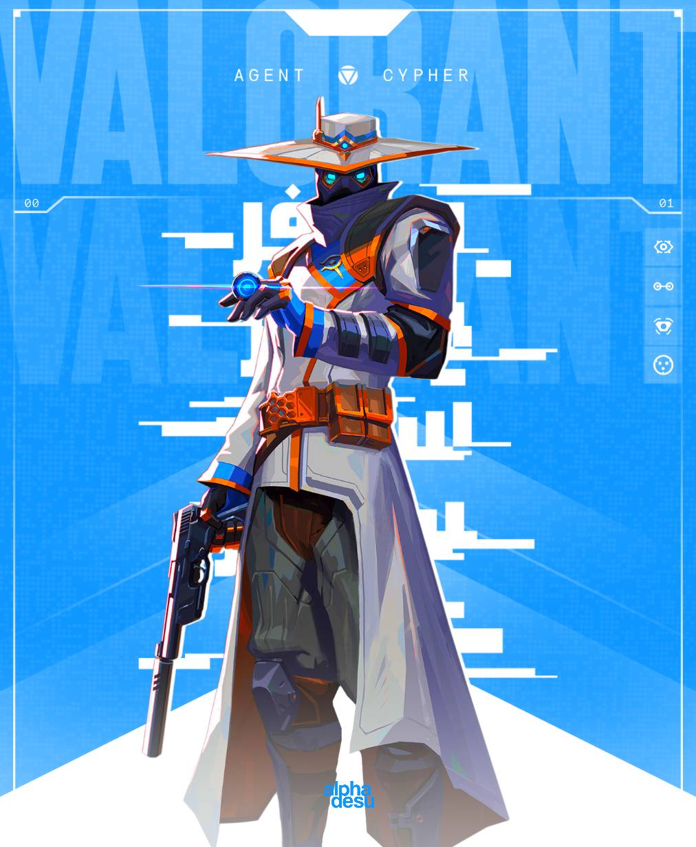 Steam Artwork Design - Valorant Cypher by 179kuka179 on DeviantArt