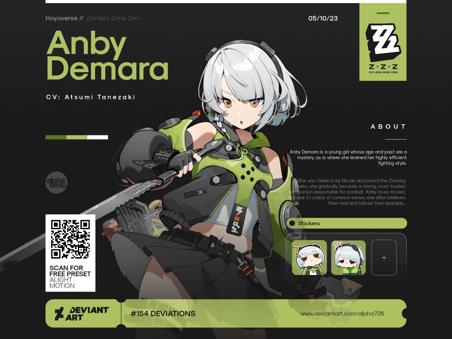 Anby [Zenless Zone Zero] : r/silverhair