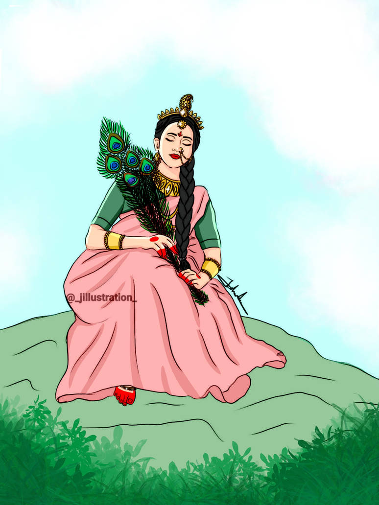 Angry Radha Rani Radha Rani by Jilllustration on DeviantArt
