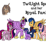 Twilight Sparkle and her Royal Family